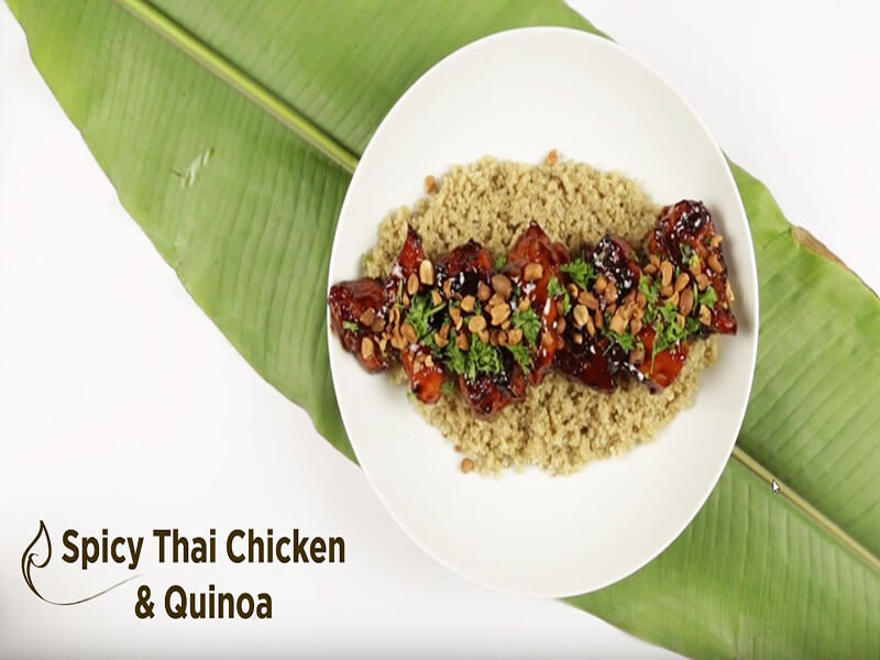 Spicy Thai Chicken and Quinoa