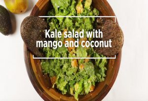 Crunchy kale salad