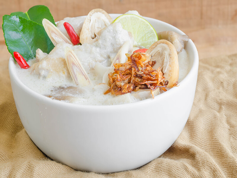 Thai coconut milk based soup