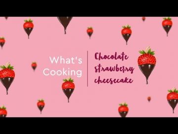 Chocolate Strawberry Cheese Cake