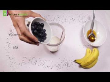 What's Cooking - Blueberry Banana Smoothie with Chia Seeds